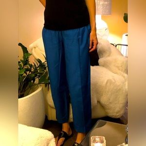 Vintage Tapered Royal Blue Crop Pants